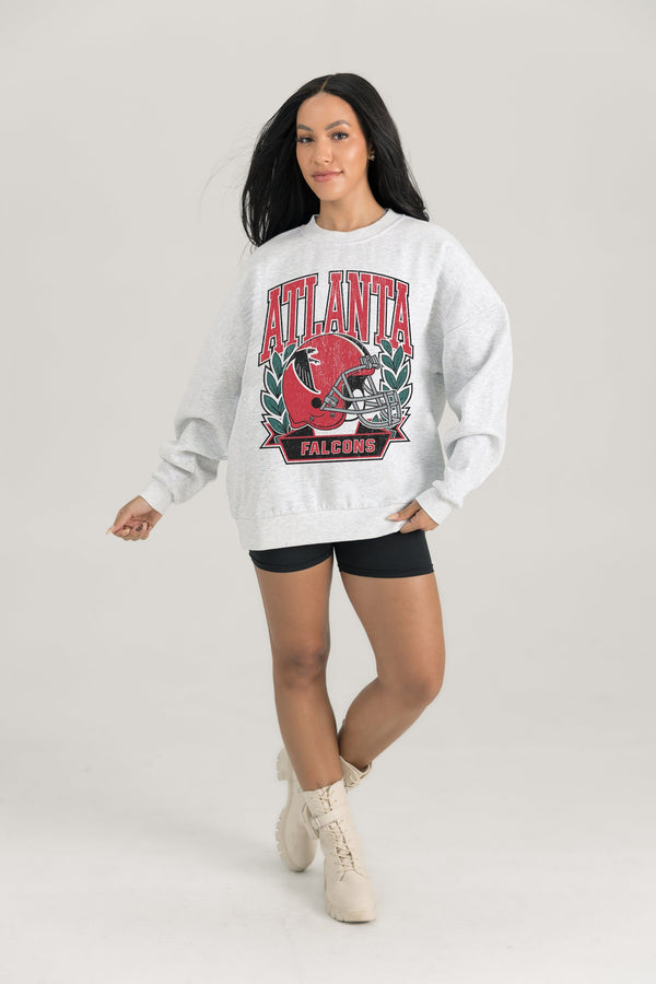 gameday couture ATLANTA FALCONS Heritage Fleece Crewneck Pullover gameday couture ATLANTA FALCONS Heritage Fleece Crewneck Pullover
