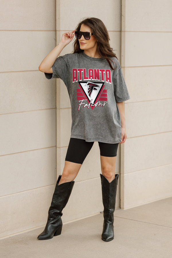 Gameday Couture ATLANTA FALCONS Play It Forward Oversized Crewneck Tee