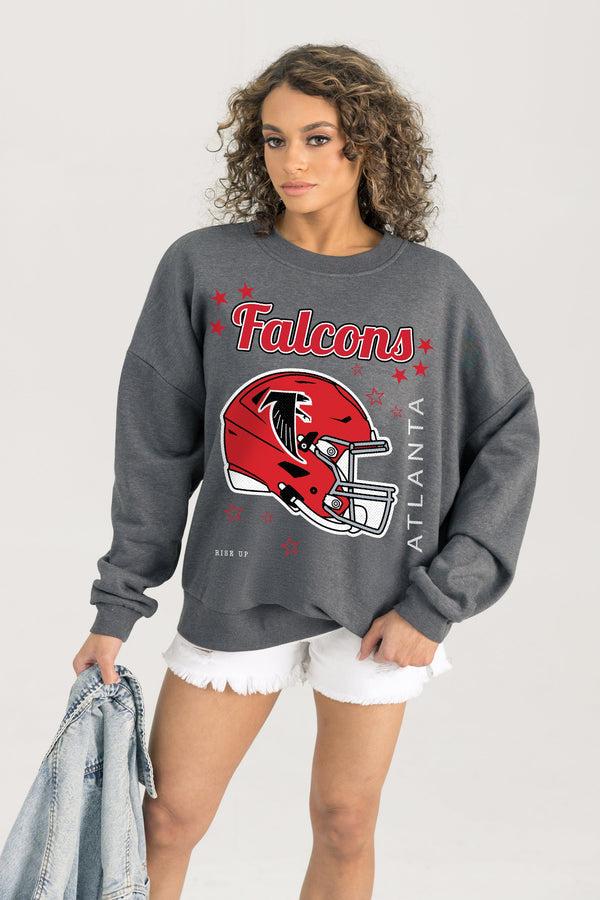 gameday couture ATLANTA FALCONS Ready To Rumble Fleece Crewneck Pullover gameday couture ATLANTA FALCONS Ready To Rumble Fleece Crewneck Pullover