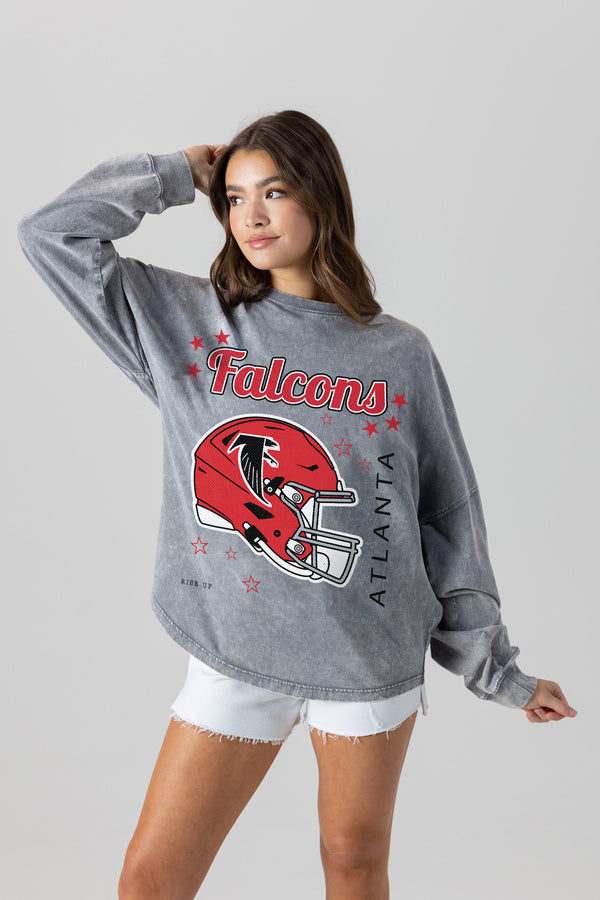 Gameday Couture ATLANTA FALCONS Starbound Oversized Long-Sleeve Tee