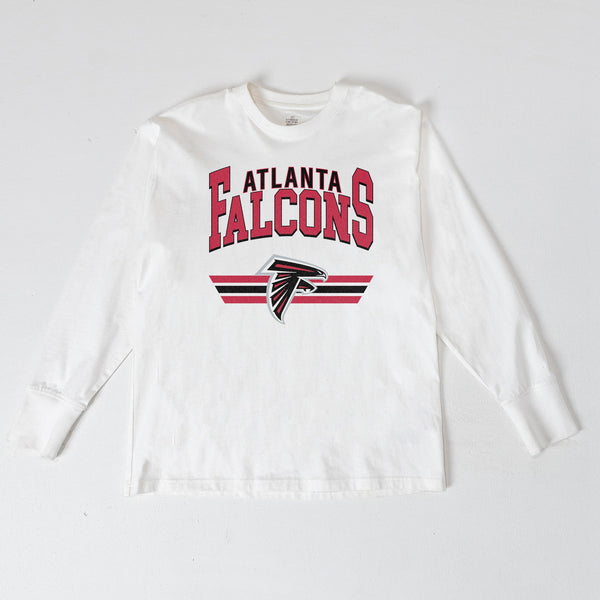 gameday couture ATLANTA FALCONS SWIFT STRIKE ESSENTIAL RELAXED FIT LONG SLEEVE TEE