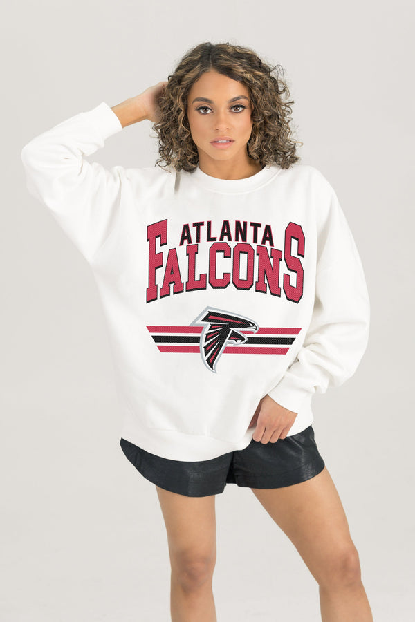 Gameday Couture ATLANTA FALCONS SWIFT STRIKE PREMIUM FLEECE CREWNECK PULLOVER