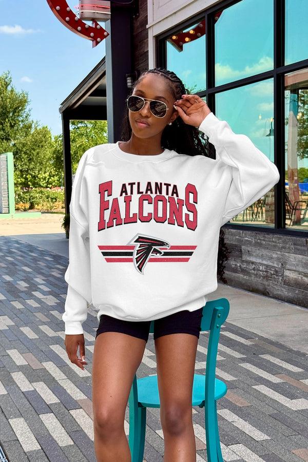 Gameday Couture ATLANTA FALCONS SWIFT STRIKE PREMIUM FLEECE CREWNECK PULLOVER