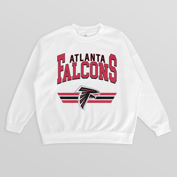 gameday couture ATLANTA FALCONS SWIFT STRIKE PREMIUM FLEECE CREWNECK PULLOVER