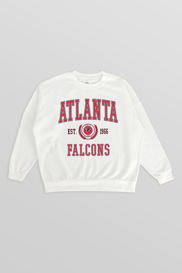 Gameday Couture ATLANTA FALCONS Timeless Triumph Fleece Crewneck Pullover