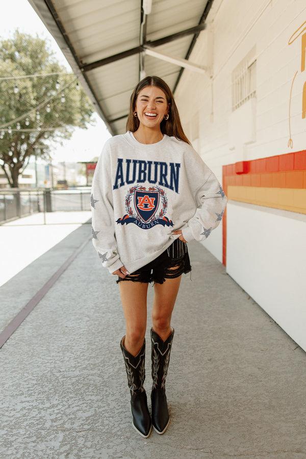 Gameday Couture AUBURN TIGERS Allstar Embellished Crew Pullover By Madi Prewett Troutt