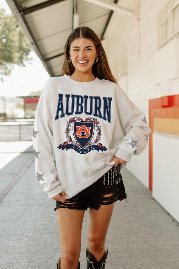 gameday couture AUBURN TIGERS Allstar Embellished Crew Pullover By Madi Prewett Troutt