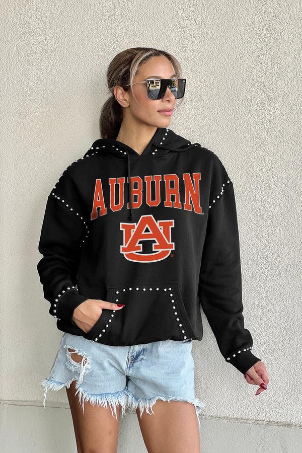 Gameday Couture AUBURN TIGERS Belle Of The Ball Studded Fleece Hoodie