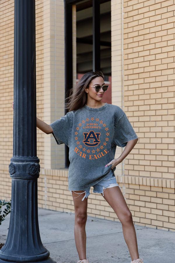 Gameday Couture AUBURN TIGERS Brightest Star Oversized Crewneck Tee