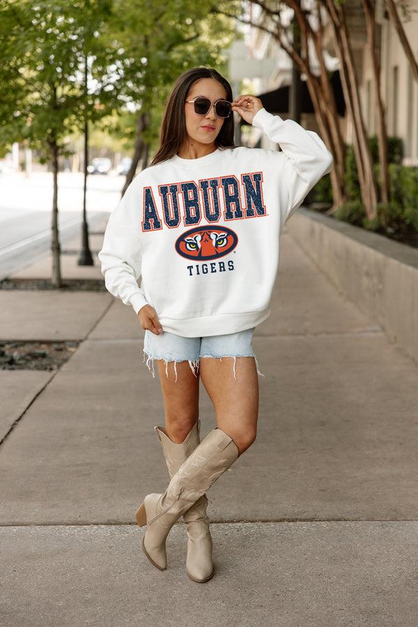 Gameday Couture AUBURN TIGERS Freestyle Fleece Drop-Shoulder Pullover