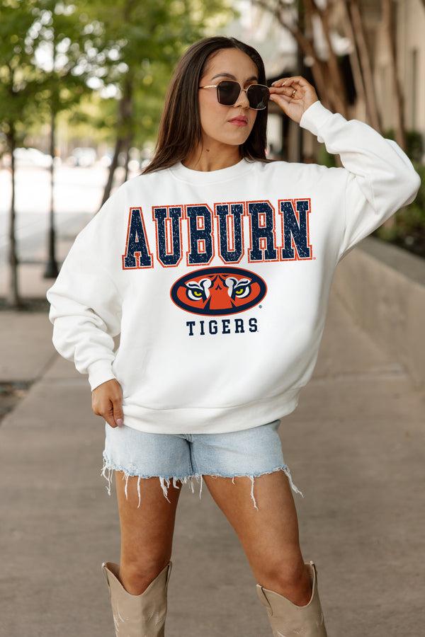 Gameday Couture AUBURN TIGERS Freestyle Fleece Drop-Shoulder Pullover