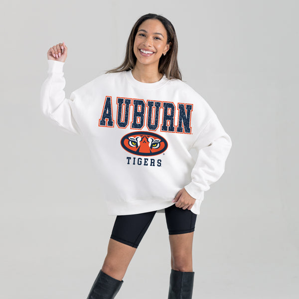 Gameday Couture AUBURN TIGERS Freestyle Fleece Drop-Shoulder Pullover