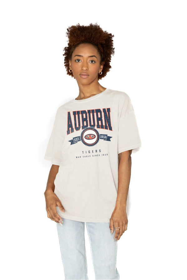 Gameday Couture AUBURN TIGERS Get Goin' Oversized Crew Neck Tee