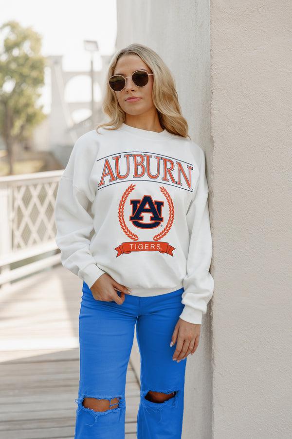 Gameday Couture AUBURN TIGERS Having A Ball Fleece Crew Pullover By Madi Prewett Troutt