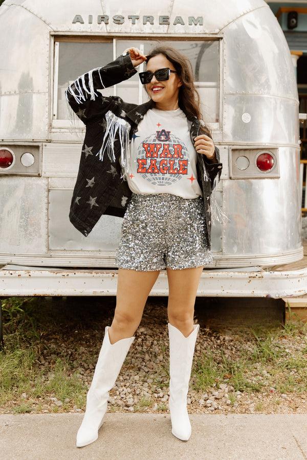 Gameday Couture AUBURN TIGERS It's A Party Oversized Tee