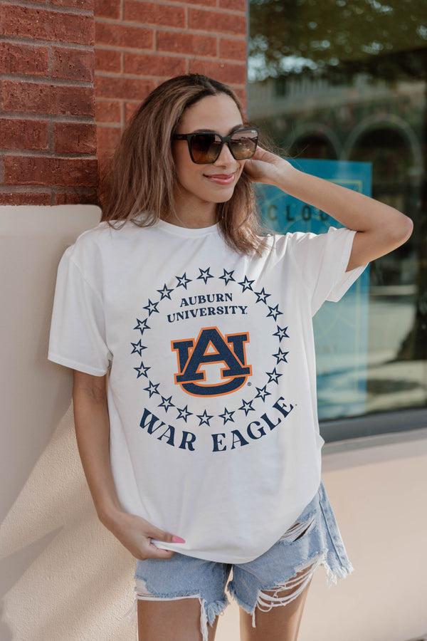 gameday couture AUBURN TIGERS On Point Oversized Crewneck Tee
