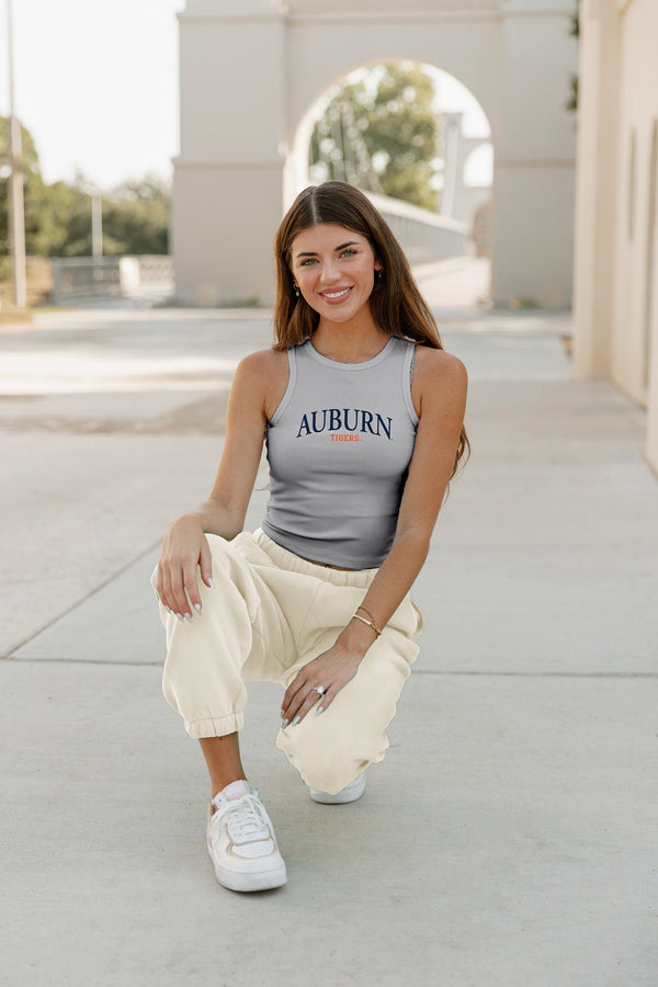 gameday couture AUBURN TIGERS Play The Field Ribbed Crop Tank By Madi Prewett Troutt