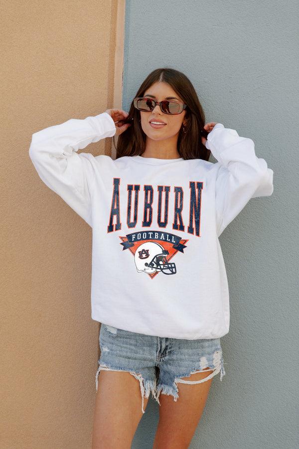 gameday couture AUBURN TIGERS Slow Motion Crew Fleece Pullover By Madi Prewett Troutt