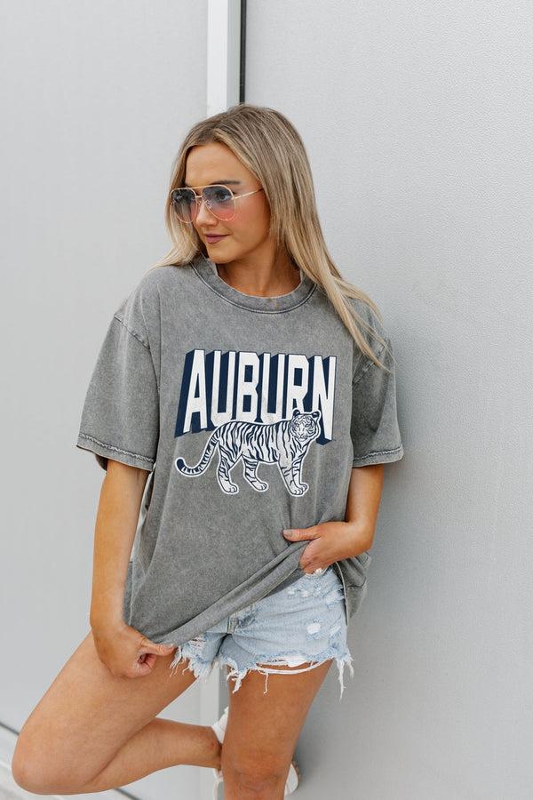 Gameday Couture AUBURN TIGERS Solid Defense Oversized Crewneck Tee