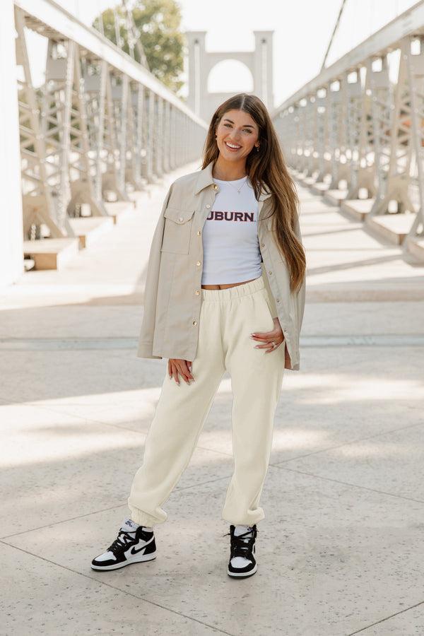 Gameday Couture AUBURN TIGERS Weekend Goals Ribbed Crop Tank By Madi Prewett Troutt