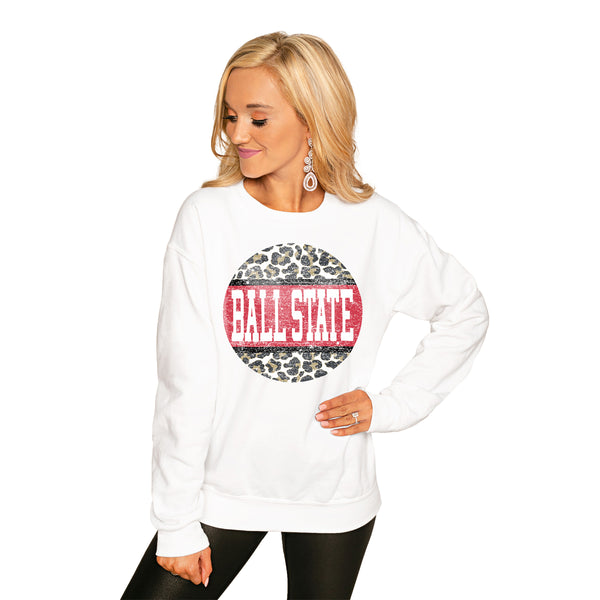 gameday couture BALL STATE CARDINALS Scoop & Score Crew Sweatshirt