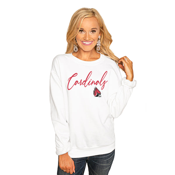 gameday couture BALL STATE CARDINALS Win The Day Crew Sweatshirt