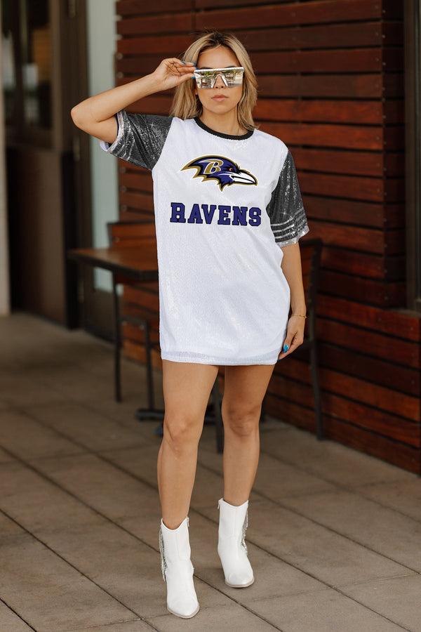 Gameday Couture BALTIMORE RAVENS Bling It Sequined Jersey Dress
