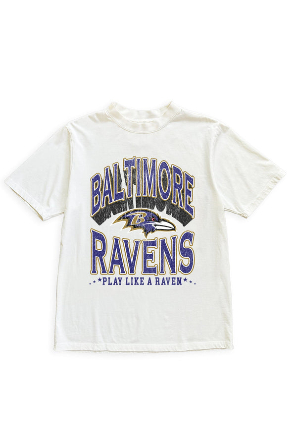 Gameday Couture BALTIMORE RAVENS Shakedown Oversized Crewneck Tee