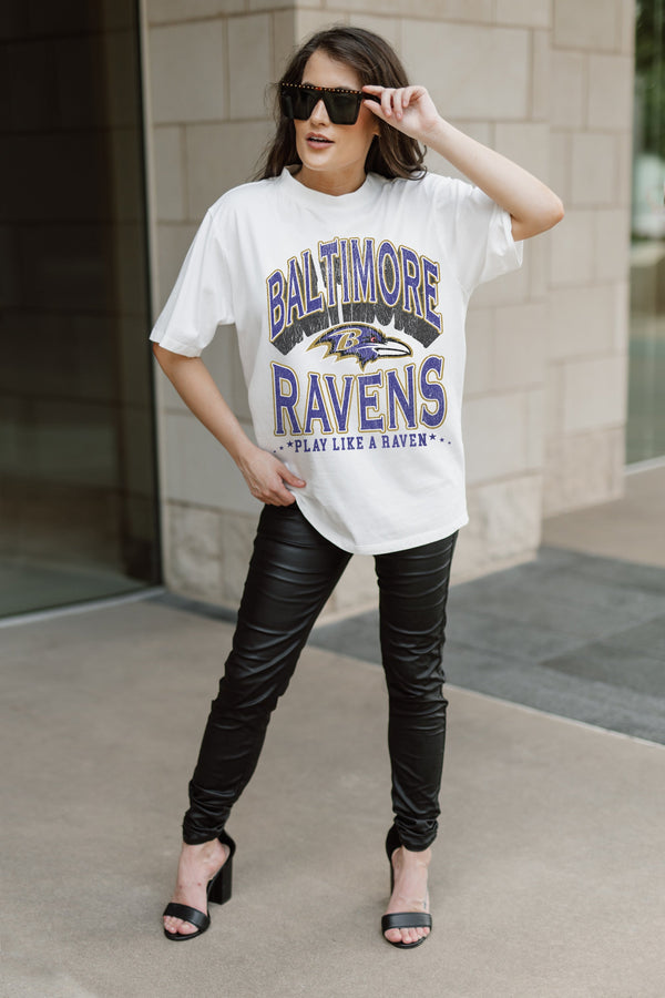 Gameday Couture BALTIMORE RAVENS Shakedown Oversized Crewneck Tee