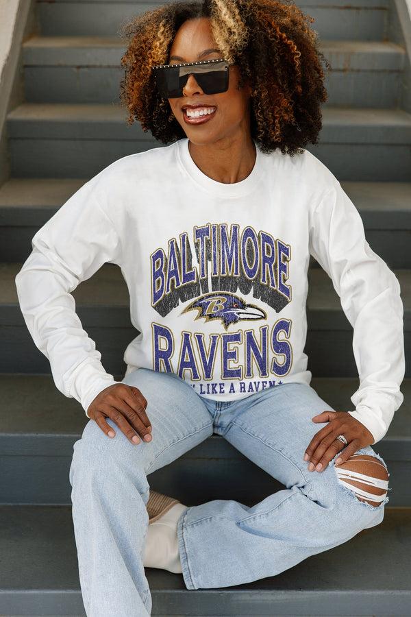 Gameday Couture BALTIMORE RAVENS Time Out Midweight Long-Sleeve Tee