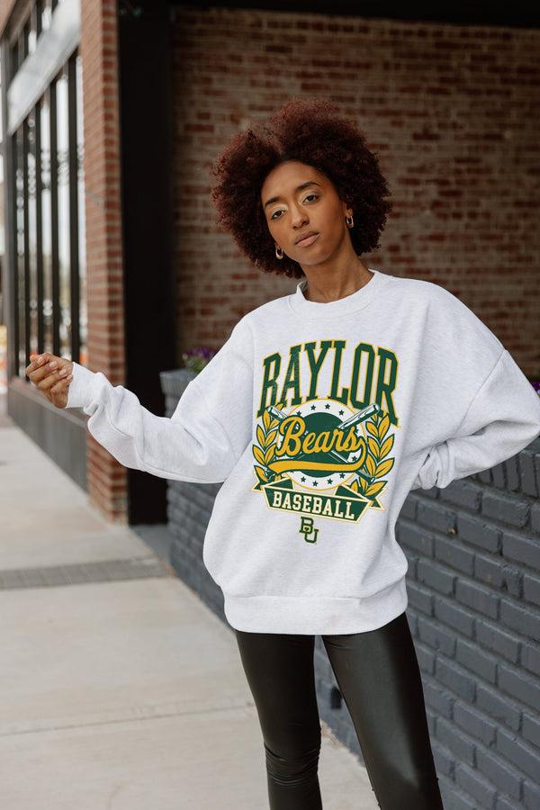 Gameday Couture BAYLOR BEARS Bases Loaded Fleece Drop-Shoulder Crew