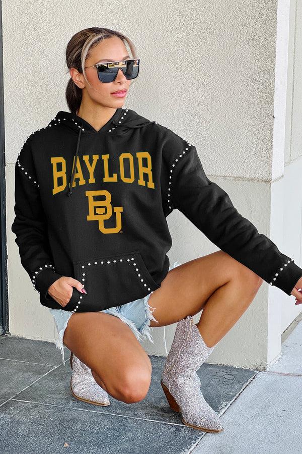 gameday couture BAYLOR BEARS Belle Of The Ball Studded Fleece Hoodie
