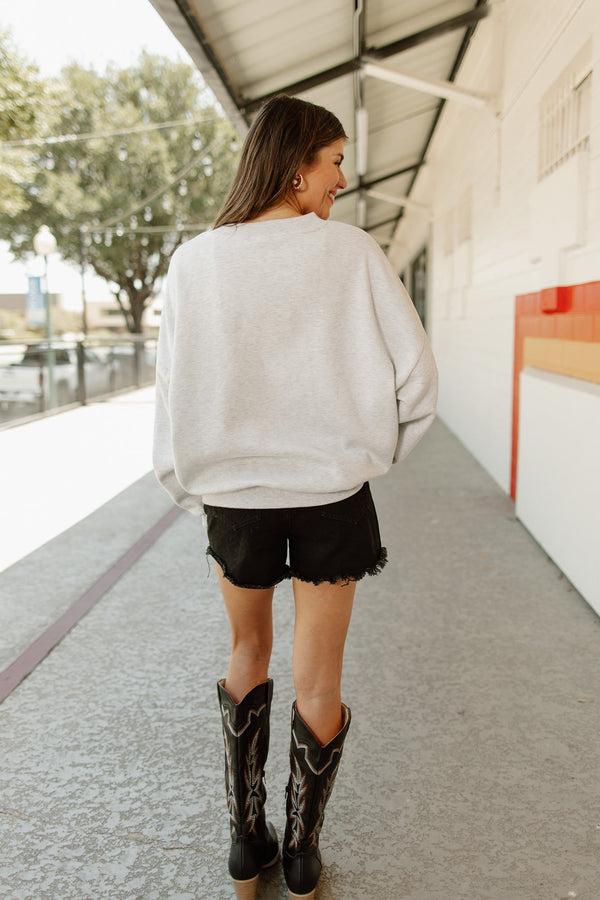 Gameday Couture BAYLOR BEARS Go Fight Win Drop-Shoulder Crew Pullover By Madi Prewett Troutt