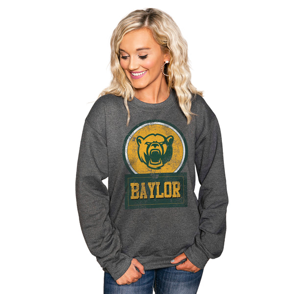 gameday couture BAYLOR BEARS Good Vibes Crew Sweatshirt