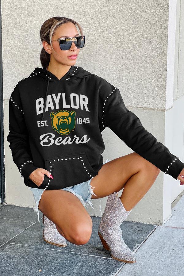 Gameday Couture BAYLOR BEARS Here For It Studded-Detail Fleece Hoodie