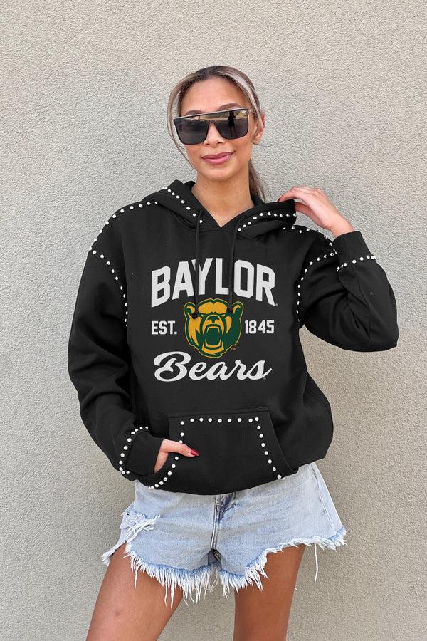 Gameday Couture BAYLOR BEARS Here For It Studded-Detail Fleece Hoodie