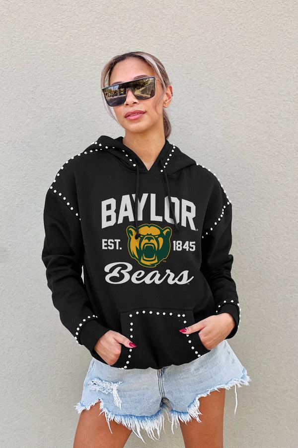 gameday couture BAYLOR BEARS Here For It Studded-Detail Fleece Hoodie