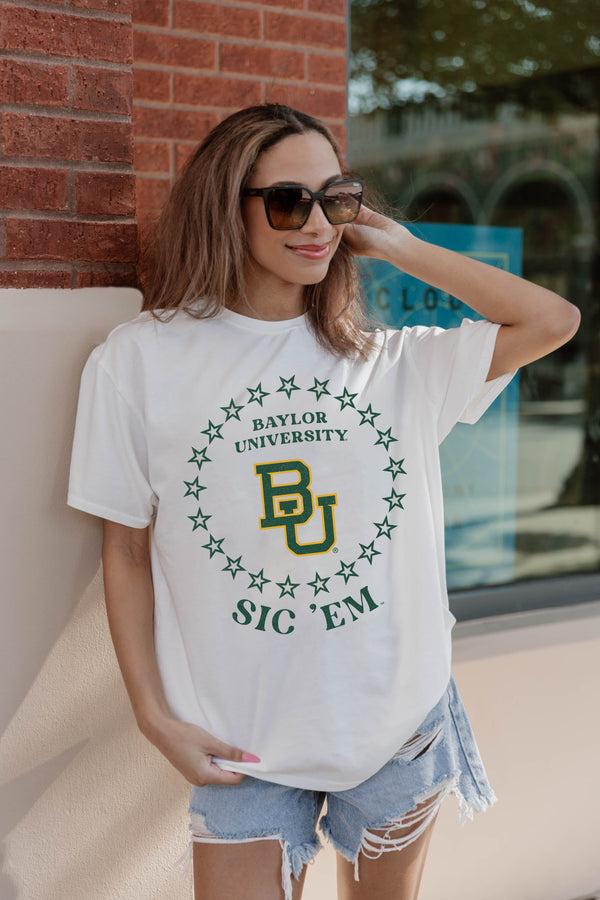 gameday couture BAYLOR BEARS On Point Oversized Crewneck Tee