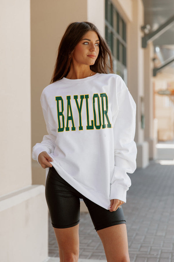 gameday couture BAYLOR BEARS Play By Play Crew Fleece By Madi Prewett Troutt