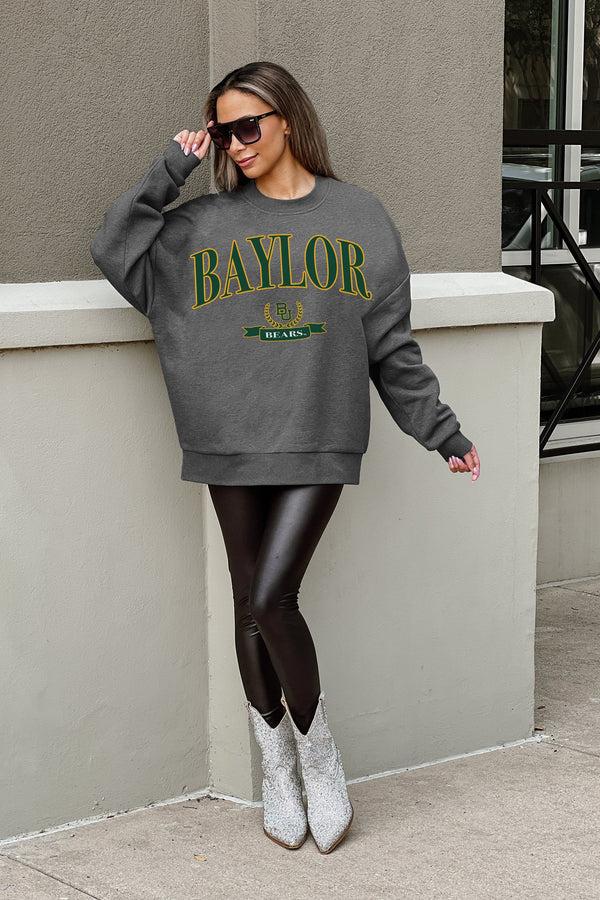 gameday couture BAYLOR BEARS Seal The Deal Fleece Crewneck Pullover