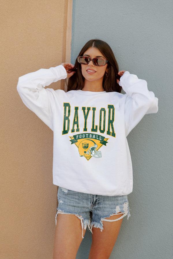 gameday couture BAYLOR BEARS Slow Motion Crew Fleece Pullover By Madi Prewett Troutt