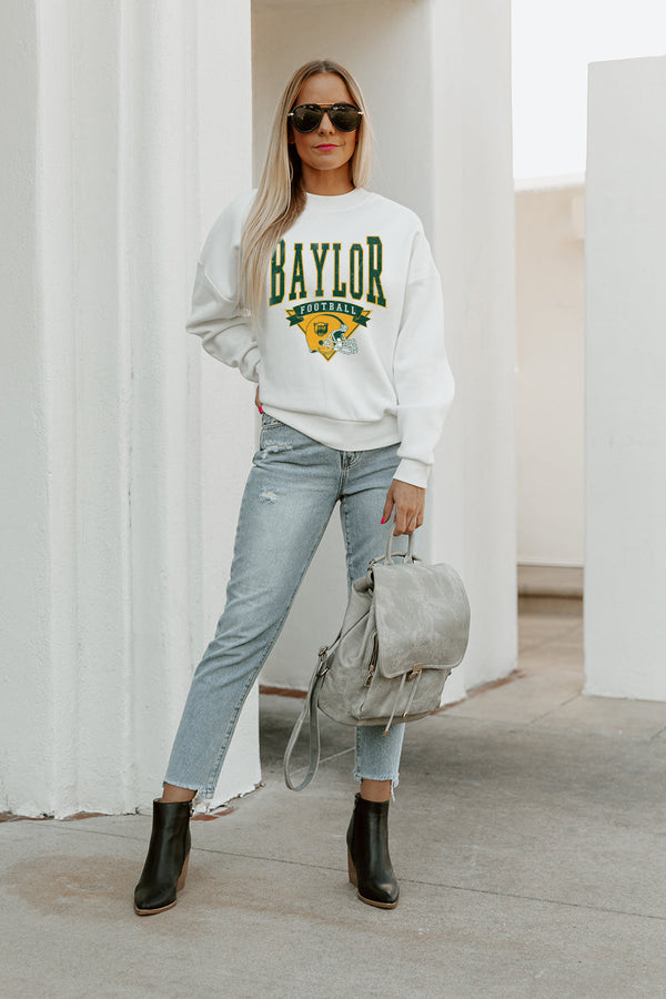 Gameday Couture BAYLOR BEARS Slow Motion Fleece Crewneck Pullover