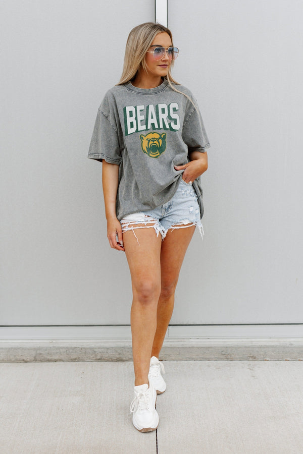 gameday couture BAYLOR BEARS Solid Defense Oversized Crewneck Tee