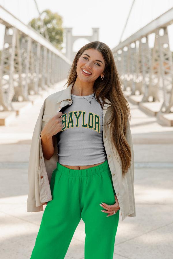 Gameday Couture BAYLOR BEARS Well Played Ribbed Crop Tank By Madi Prewett Troutt