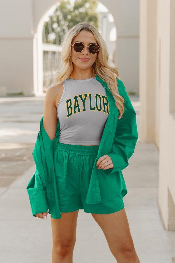 Gameday Couture BAYLOR BEARS Well Played Ribbed Crop Tank By Madi Prewett Troutt
