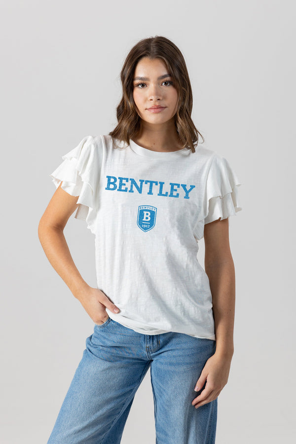 gameday couture BENTLEY FALCONS All In To Win Flutter Crewneck Top
