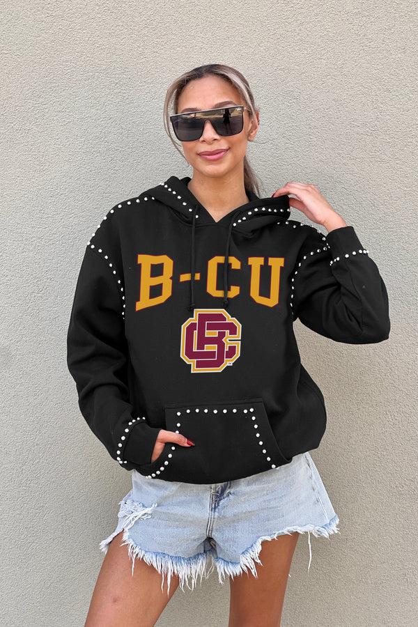 Gameday Couture BETHUNE-COOKMAN WILDCATS Belle Of The Ball Studded Fleece Hoodie