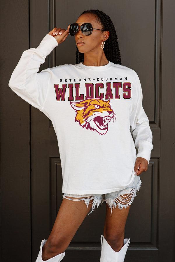 Gameday Couture BETHUNE-COOKMAN WILDCATS Big Goals Oversized Pullover