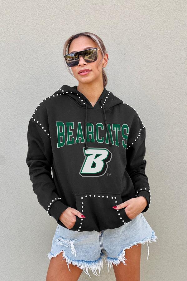 Gameday Couture BINGHAMTON BEARCATS Belle Of The Ball Studded Fleece Hoodie