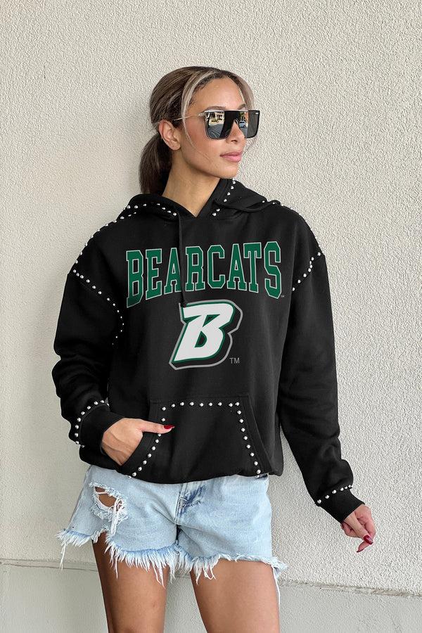Gameday Couture BINGHAMTON BEARCATS Belle Of The Ball Studded Fleece Hoodie